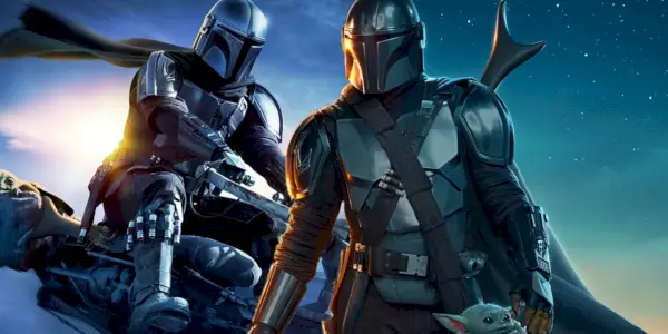 Ambos os pôsteres lançados oficialmente pela Disney para a 2ª temporada de The Mandalorian.