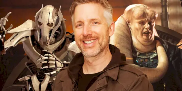 O ator Mandalorian Bib Fortune, Matthew Wood