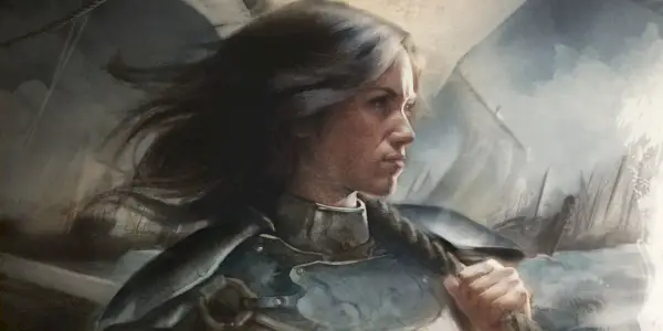un dessin de la princesse Nymeria en haute mer dans l'univers A Song of Ice and Fire