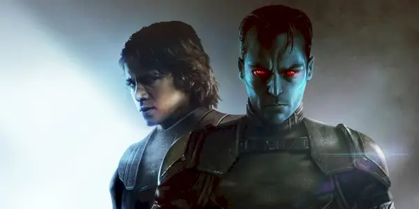 Alternatívny obal aliancie Thrawn s Anakinom Skwalkerom a Thrawnom.