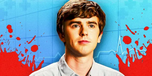 Freddie HIghmore jako dr Shaun Murphy. Highmore