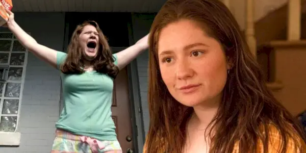 Une image mélangée de Debbie Gallagher (Emma Kenney) dans Shameless
