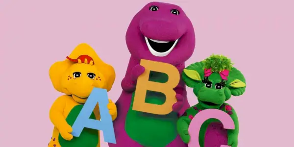 Barney, BJ, Baby Bop이 Barney and Friends에서 The ABC 노래를 부릅니다.