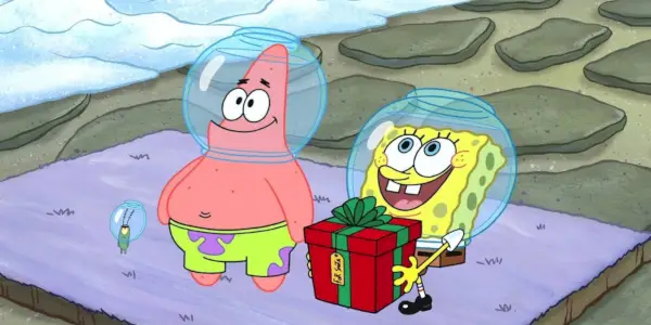 SvampeBob, Patrick og Plankton på land til jul