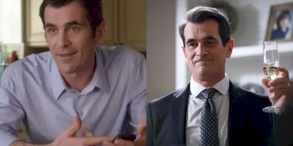 Phil v sezóne 1 a sezóne 11 Modern Family