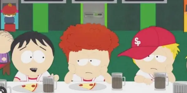 South Park Kenny senza cappuccio in The Losing Edge