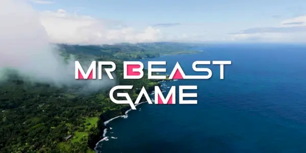 כרטיס הכותרת למשחק MrBeast Squid עם תמונה של אי
