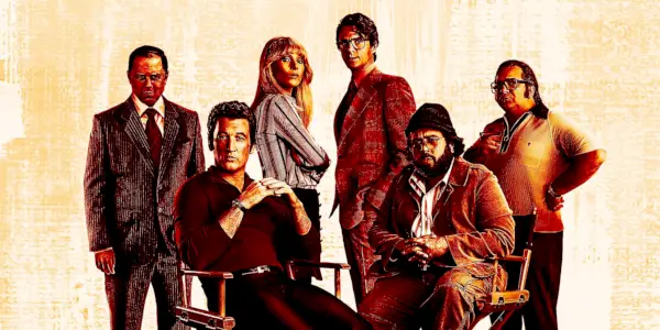 Paramount Plus のプロモーション画像に映る The Offer のキャストメンバー