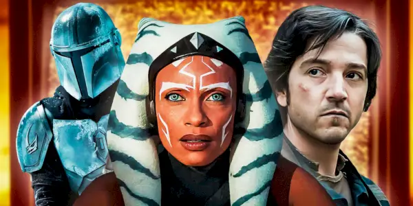 Ahsoka Tano de Ahsoka, Cassian Andor de Andor e Din Djarin de The Mandalorian