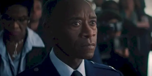 Don Cheadle som Rhodey i hemmelig invasjon