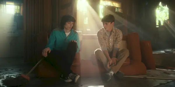 Finn Wolfhard och Noah Schnapp, Stranger Things säsong 4