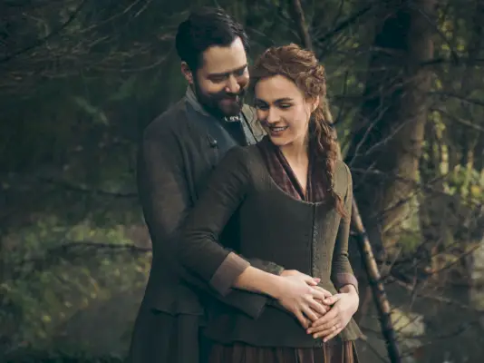 Sophie Skelton, Richard Rankin, Outlander 7ª temporada
