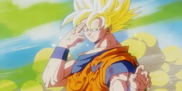 Goku sta per usare la Trasmissione Istantanea