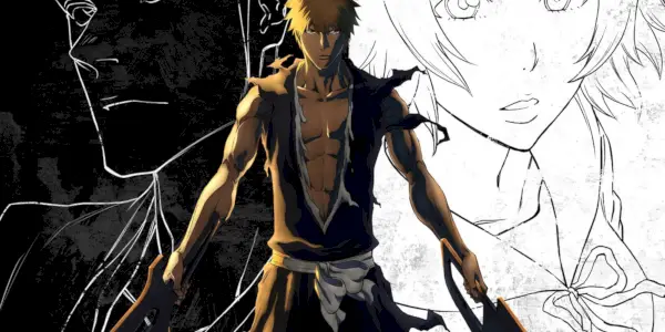 Illustrazione ufficiale di Ichigo e dei suoi genitori da Bleach: The Thousand Year Blood War