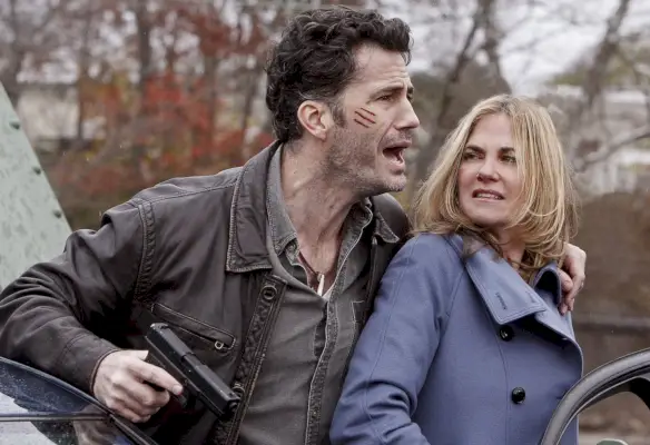 ONE LIFE TO LIVE - Michael Lowry (Ross) og Kassie DePaiva (Blair) i en scene som begynner å sendes uken 7. desember 2009 på Disney General Entertainment Content via Getty Images Daytime