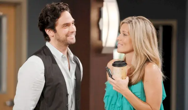 Carly Johnny Laura Wright, Brandon Barash
