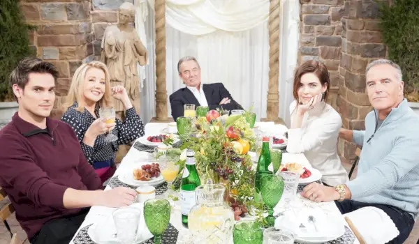 Eric Braeden, Amelia Heinle, Richard Burgi, Melody Thomas Scott, Mark Grossman