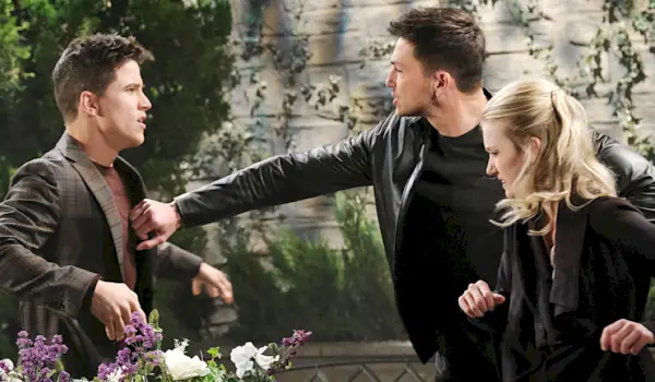 Ben protege Claire de Charlie em Days of Our Lives