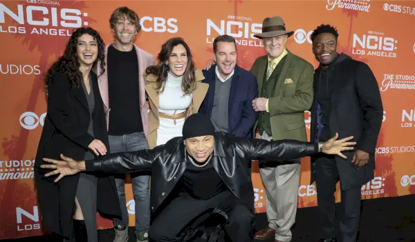 Cast di NCIS: Los Angeles alla festa di chiusura