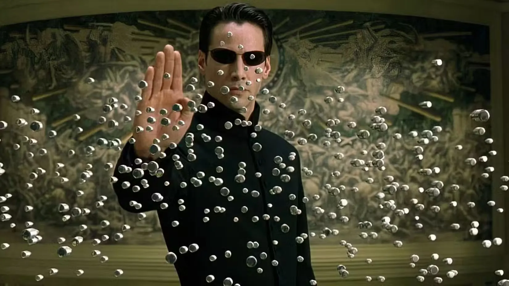 Кіану Рівз у ролі Нео у фільмі 