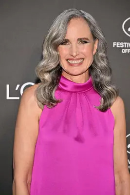 Headshot Of Andie MacDowell In The L’Oreal Light On Women Award Dinner during the 76th Cannes Film Festival
