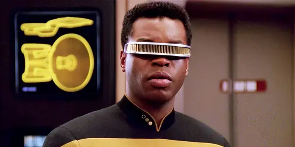 Man patiko originalus „Roddenberry“ „Geordi“ planas, tačiau džiaugiuosi, kad „Star Trek: The Next Generation“ pakeitė „La Forge“ vaidmenį