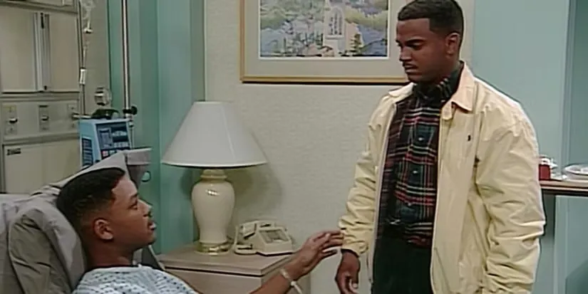 Уилл и Карлтон в больнице в сериале 