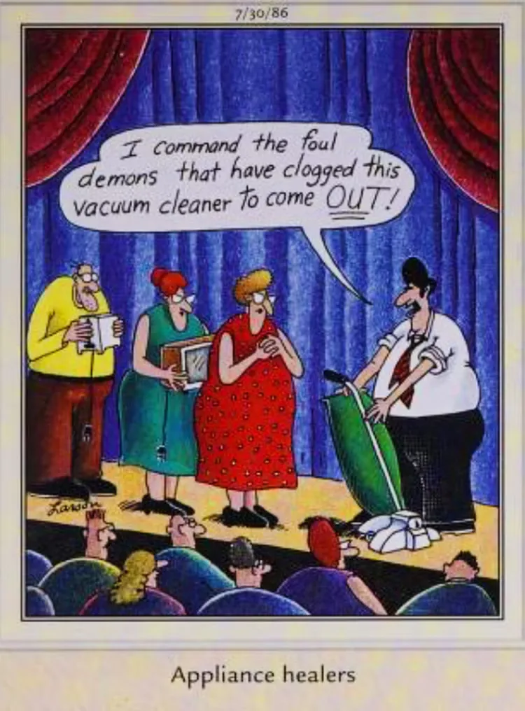 Far Side el 30 de juliol de 1986 amb un 