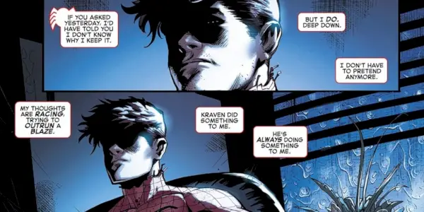 Spider-Man konečně odhaluje chmurný důvod, proč si nechává černý oblek