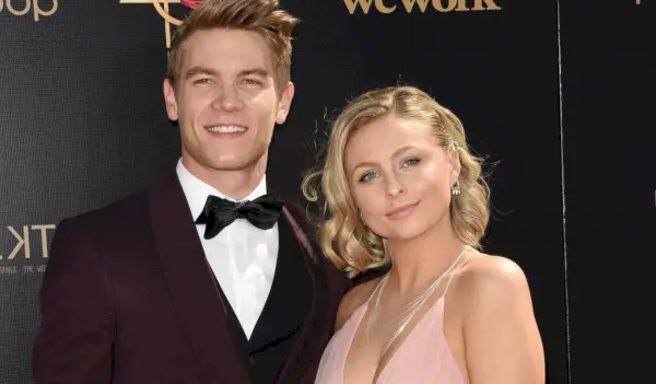 dias Lucas Adams e Shelby Wulfert chegam ao 46º Daytime Emmy Awards anual no Pasadena Civic Center em 05 de maio de 2019 em Pasadena, Califórnia © Jill Johnson/jpistudios.com310-657-9661