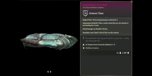 Adamantine Scale Mail v Balduru