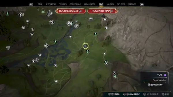 Hogwarts Legacy Landing Platform Placering - Hogwarts Valley 3
