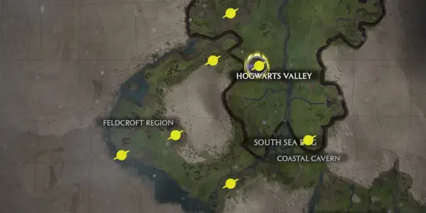 Hogwarts Legacy Hogwarts Valley & Feldcroft Landing Platforms