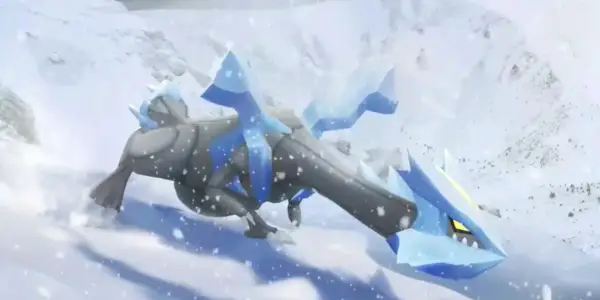 Pokémon GO Kyurem Raid Liczniki Kyurem Snow Tło