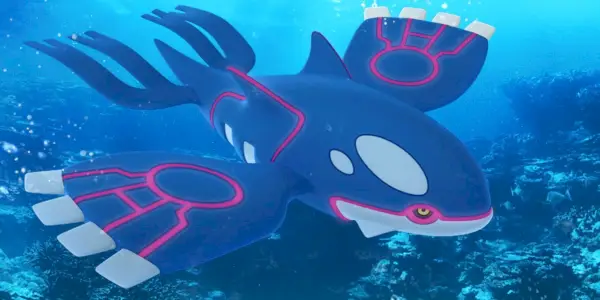 Napad na Kyogre w Pokémon GO