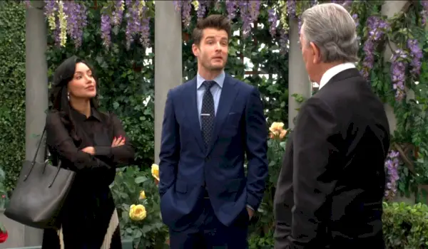 Victor se reúne con Kyle y Audra en el parque Y&R