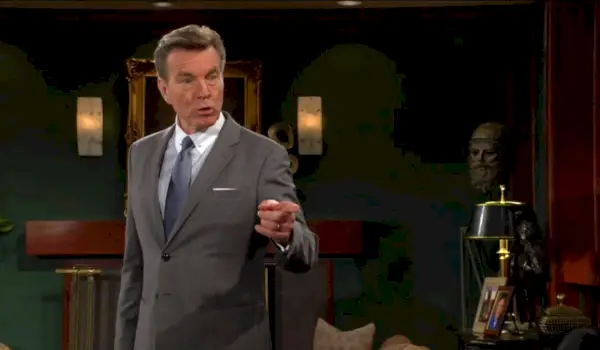 Jack lectures Victor Y&R