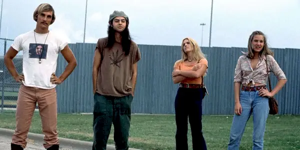 McConaughey a ďalší herci pózujú vo filme Dazed and Confused