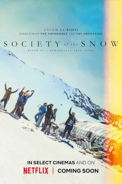 Locandina del film Netflix La Società delle Nevi