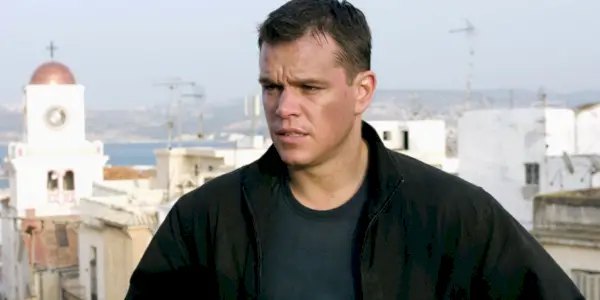 Jason Bourne (Matt Damon) parece preocupado en The Bourne Ultimatum
