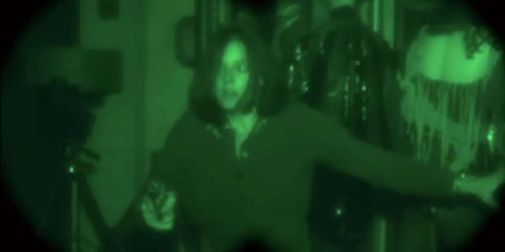 <양들의 침묵>에서 야간 투시를 하는 클라리스