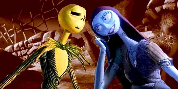 Jack Skellington e Sally de Pesadelo Antes do Natal