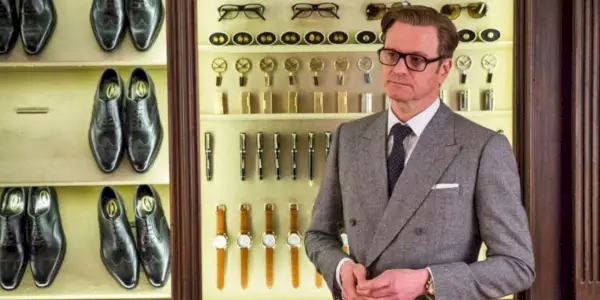 Colin Firth i dress i Kingsman The Secret Service