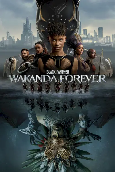 Pôster Pantera Negra Wakanda para sempre