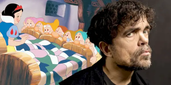 Immagine divisa di Peter Dinklage e Biancaneve e i sette nani