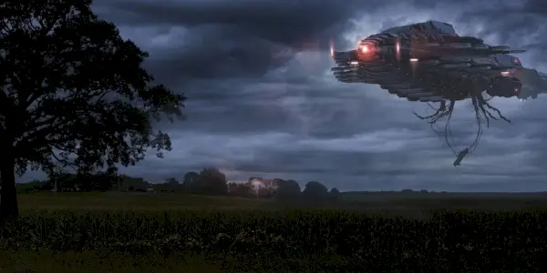 Mimozemská vesmírna loď vyzdvihne auto na 10 Cloverfield Lane