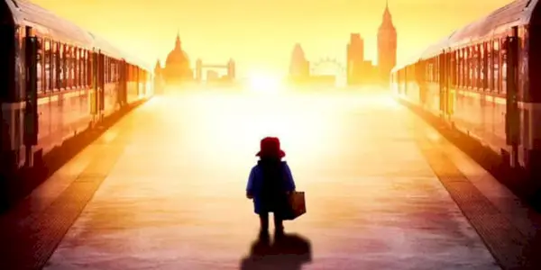Paddington kráčí do západu slunce