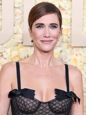 Headshot Of Kristen Wiig In The 81st Annual Golden Globe Awards
