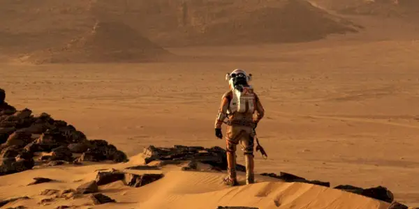 ¿Cuánto tiempo estuvo Mark Watney en Marte en The Martian?