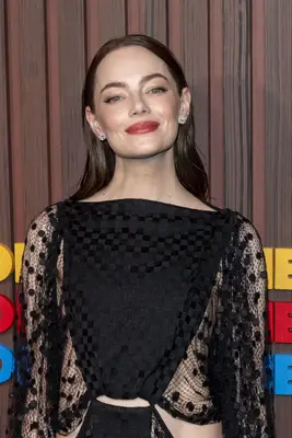 Headshot Of Emma Stone In The Premiere of 
